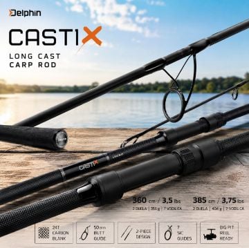 Delphin CASTIX long cast šaranski štap 24T Carbon Blank s 50 mm vodilicom za daleke izbačaje