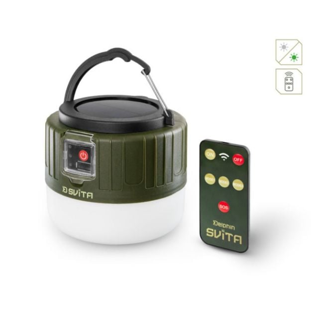 Delphin SVITA 4W kamping i ribolovna LED lampa s daljinskim upravljačem i baterijom 3600mAh