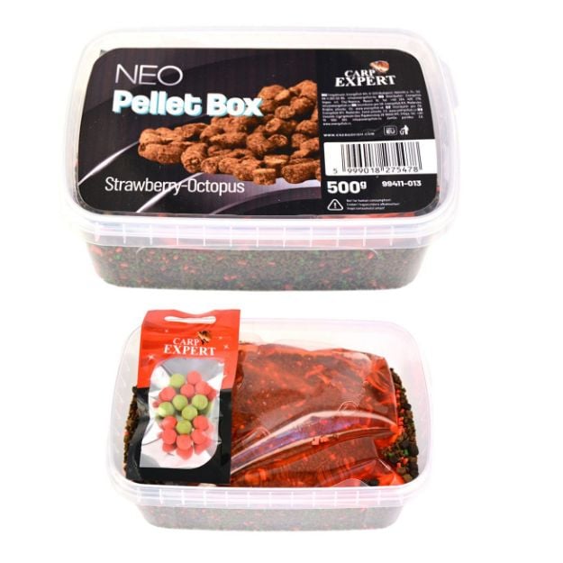 Carp Expert NEO Pellet Box 500g komplet peleta, liquida i pop up mamaca za šaranski ribolov
