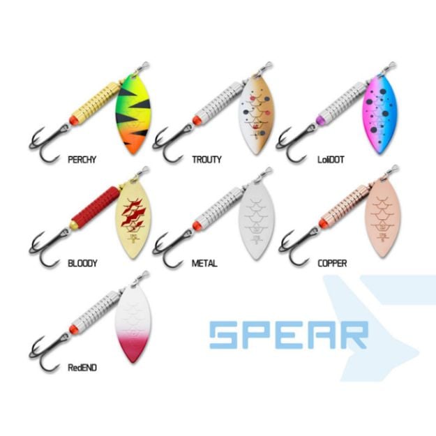 Delphin SPEAR Spinner leptir za ribolov grabežljivaca s Willow žlicom