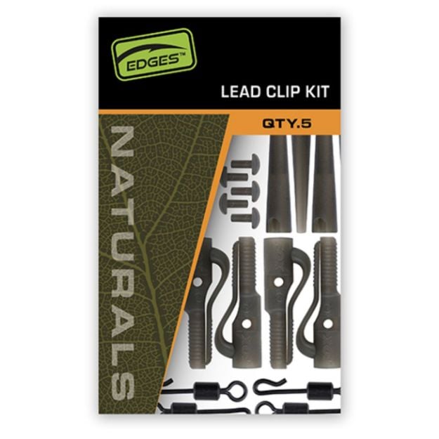 Fox Edges Naturals Lead Clip Kit za šaranske sisteme