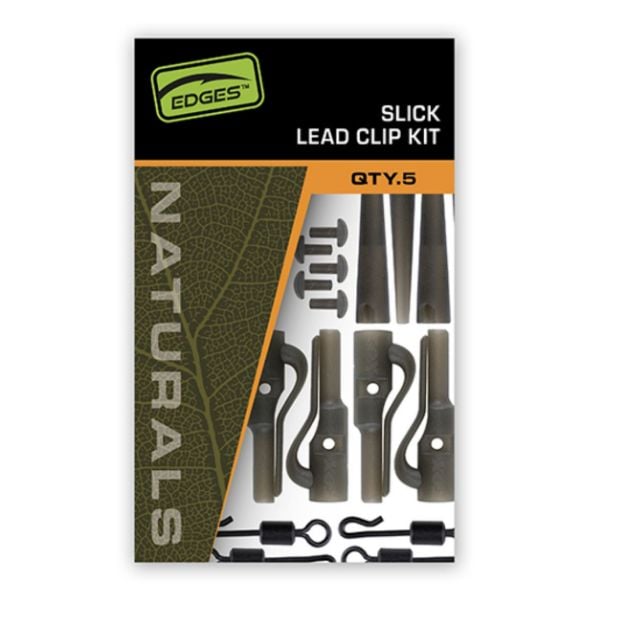 Fox Edges Naturals Slik Lead Clip Kit za šaranske sisteme