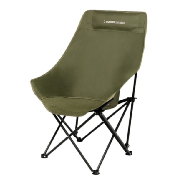 Delphin WASABI LONGback stolica za ribolov s produženim naslonom, Memory Foam naslonom za glavu i čvrstom sklopivom konstrukcijom.